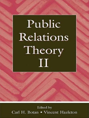cover image of Public Relations Theory II